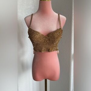 ✨SOLD✨
NWT Windsor “Dazzling Glow Embellished Bustier” Size Large